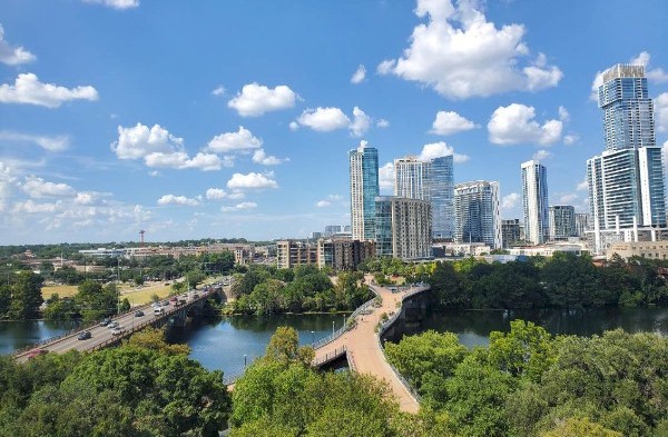 View from your luxury accommodations while in Austin for young plasma